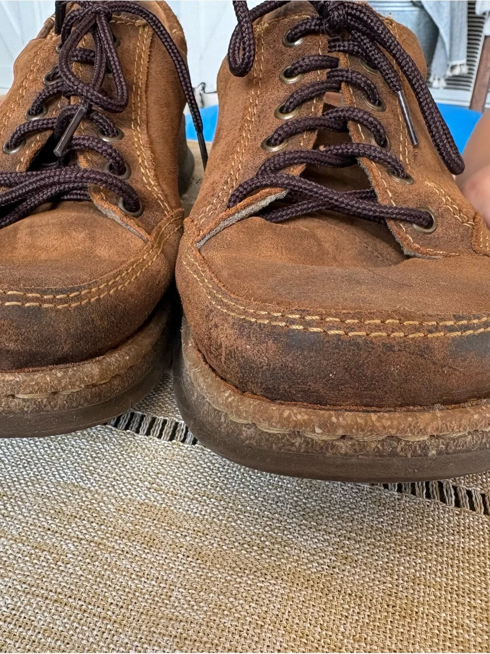 Born Men's Brown Nubuck Lace-Up Oxfords